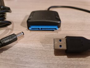 Adapter USB 3.0 na SATA pro 2.5" a 3.5" HDD a SSD nové - 4