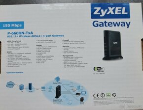Modem router Zyxel Prestige P-660HN-T3A - 4