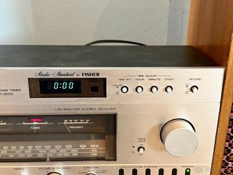 Fisher sestava - AM/FM Receiver, equalizer, timer, gramofon - 4