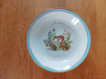 VINTAGE DĚTSKÝ PORCELÁNOVÝ TALÍŘ LIMOGES FRANCIE - 4