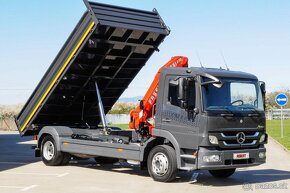 MERCEDES ATEGO 1224 TŘÍSTRANNÝ SKLÁPĚČ + HYDRAULICKÁ RUKA - 4