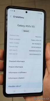 Samsung A52S 5G DS 6.5' 6/128 + 256GB SDXC + EXTRA BALENÍ - 4