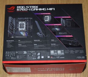 Asus ROG STRIX B760-I GAMING WIFI/mITX, BT + WIFI,zár 2/2025 - 4