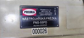 Nástrojářská frézka Proma FNS-55PD - 4