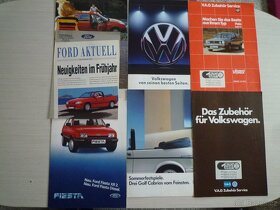 Prospekty vozů Audi, Vovo, Fiat, Lancia, Ford, Alfa, Renault - 4