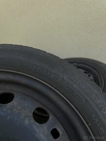 Plechové disky se zimním pneu 5x100 15 s pneu 185/55 R15 - 4