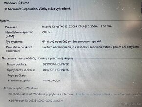 Predám funkčnú použitú matičnú dosku do notebooku HP 4330s. - 4