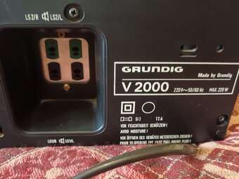 Grundig V 2000 Stereo zesilovač - 4