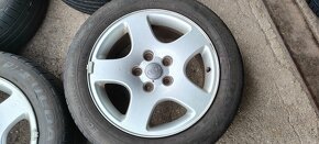 Sada kol audi R16 5x112 letní pneu - 4