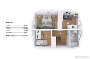 Pronájem rodinného domu, 100 m2, zahrada 150 m2 - Řehenice - - 4