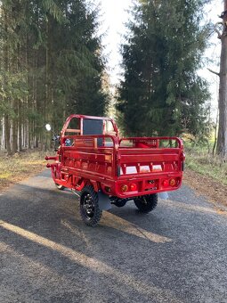 Elektro Pracovní Tříkolka - Tuk Tuk | 600kg nosnost | 45km/h - 4