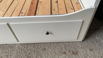 Ikea Hemnes rozkládací pohovka - postel bílé mdf - 4