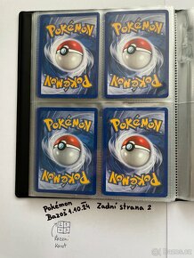 Kusové karty TCG Pokémon STARÉ 15-20LET (ORIGINÁL) - 4