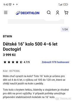 Dětské kolo 16 - 4