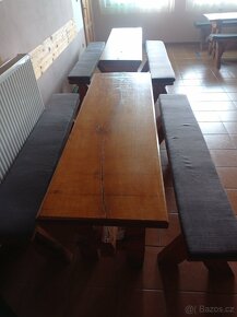 Stoly a lavice z masívu - 4
