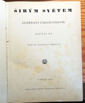 Širým světem, 1943, svázaný XX.ročník, 764 stran - 4