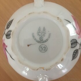 Porcelanova cukrenka znacky HC Chodov 52 - 4