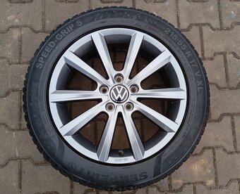 Alu kola originál Volkswagen Passat B8 5x112 R17 Merano - 4