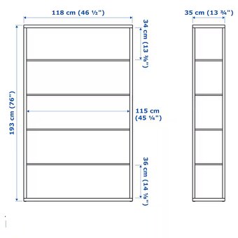 Komoda regál IKEA FJÄLKINGE se zásuvkami - 4