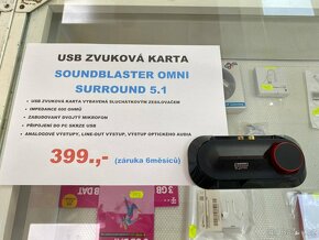 USB ZVUKOVÁ KARTA SOUNDBLASTER OMNI SURROUND 5.1 - 4