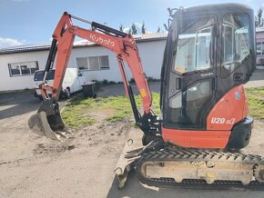 Minibagr Kubota U20-3 2300kg Roztah, podvozek - 4