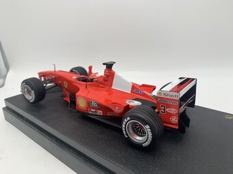 Model formule 1 Michael Schumacher 2000, Hotweels 1:18, vit - 4