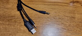 Herní podsvětlená klávesnice s USB a audio výstupy - 4