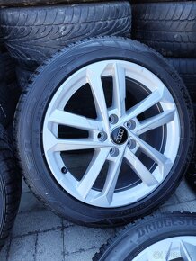 ALU 5x112 r17 AUDI + ZIMNÍ PNEU - ZÁNOVNÍ DISKY - 4