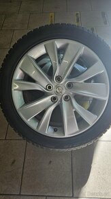 5x115  r18 Alu kola Borbet + zimni pneu - 4