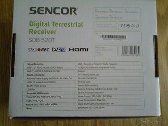 Prodám set top box Sencor SDB 520T - 4