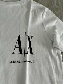 Armani Exchange bílé tričko nové - 4