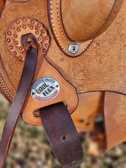 Westernové sedlo Avalon Saddlery - 4