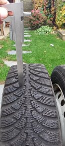 2x Plech. disk Opel 4x100 se zimními pneu Vraník 185/60 R14 - 4