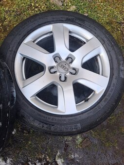 Alu kola 5x112 originál Audi 225/55 R16 - 4