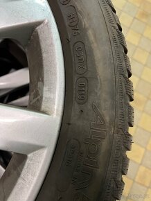 Orig. zimní kola VW Dijon 5x112 R17 + Michelin Alpin 5 - 4