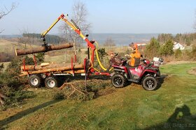 vyvážečka s pohonem kol za ATV, traktor - 4