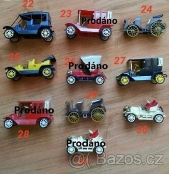 Autíčka IGRA OLD TIMER - 37 starých kousků - originál - 4