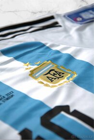 Fotbalový dres Argentina 2022 Lionel Messi - 4