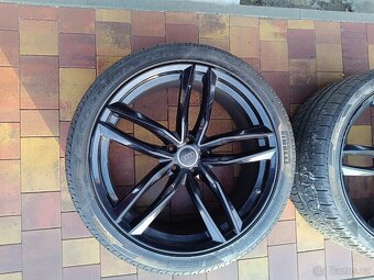 Alu kola 22 palců 5x 130 ježděno Audi Q7 285/35R22 - 4