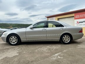 MERCEDES W220 320i 165KW,2001,XENONY,ŠÍBR,COMAND,KŮŽE,PĚKNÝ - 4