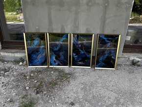 Epoxidové OBRAZY - CELESTIAL REFLECTIONS 72x43cm - 4