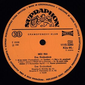 Eva Svobodová ‎– Můj Ráj ( LP ) - 4