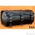 Kožený kufr - válec na chopper 60cm typ 06A - 4