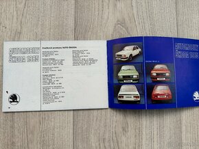 Škoda 1985 katalog a kniha Opravy a údržba - 4