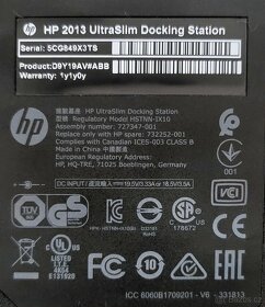 HP dock - replikátor portů pro notebooky EliteBook - 4