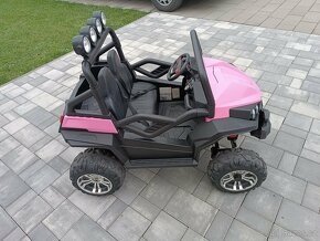 Dětské elektrické autíčko Buggy LIFT 4x4 Růžové - 4