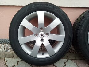 ALU kola originál Peugeot Santiagutio 16" (308)  nový lak  - 4