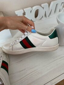 Luxusní boty tenisky Gucci Ace sneakers - 4