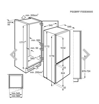 Vestavná lednice AEG SCB618F6TS-NOVÁ- - 4