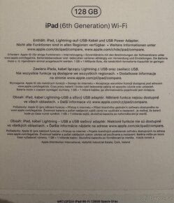 Apple iPad 6. generace 128 GB Wi-Fi - 4